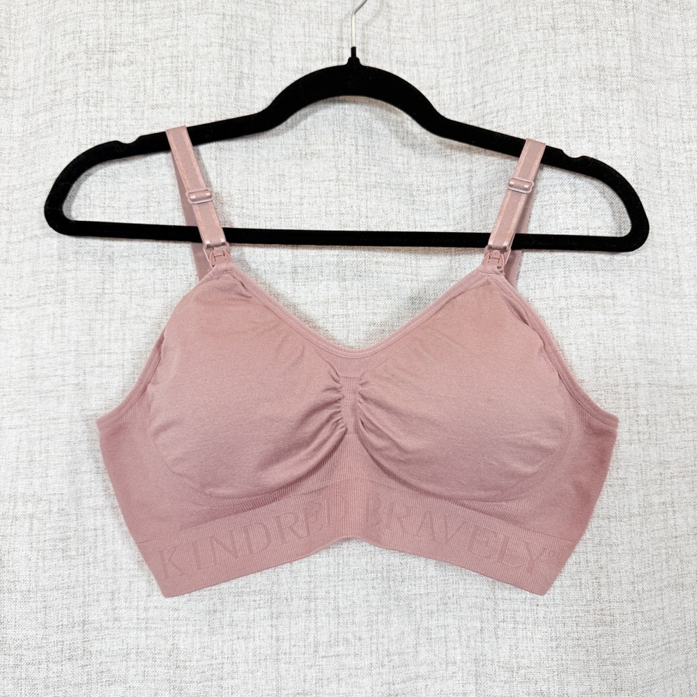 Kindred Bravely Sublime Nursing Pumping Bra Sz M Seamless Wireless Maternity